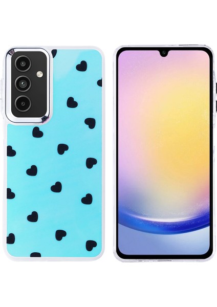 Samsung Galaxy A25 Kılıf Hadra Figürlü Silikon Kalp