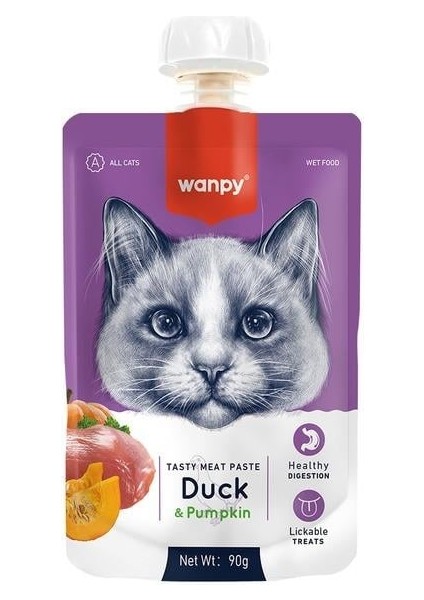 Kedi Et Ezmesi 2 Lezzet 4lü Mix Paket 4X90GR (Ördek-Ton,tavuk) fiyatları