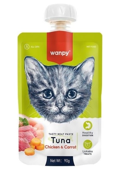 Kedi Et Ezmesi 2 Lezzet 4lü Mix Paket 4X90GR (Ördek-Ton,tavuk) modelleri