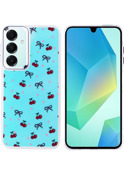 Samsung Galaxy A16 Kılıf Hadra Figürlü Silikon Kiraz