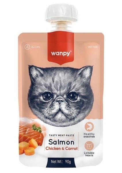 Kedi Et Ezmesi 2 Lezzet 4lü Mix Paket 4x90gr (Somon,Tavuk-Havuç,Tavuk) fiyatları