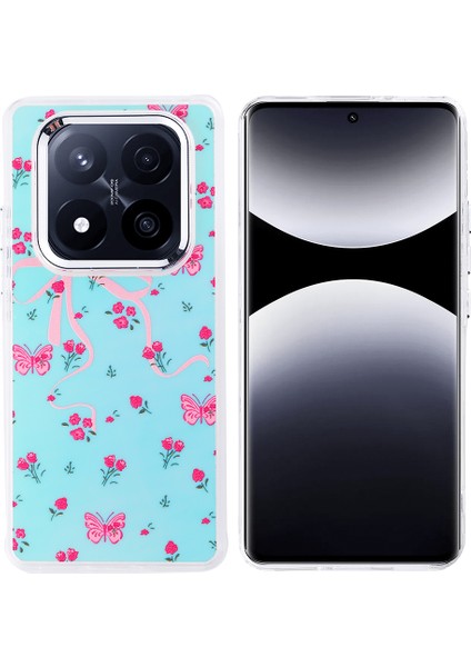 Xiaomi Redmi Note 14 Pro Plus Kılıf Hadra Figürlü Silikon Kelebek