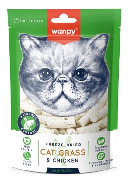 Kedi Dondurulmuş Kedi Çimi ve Tavuklu Ödül 3X20GR (3lü Paket) fiyatları