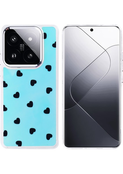 Xiaomi 14T Kılıf Hadra Figürlü Silikon Kalp