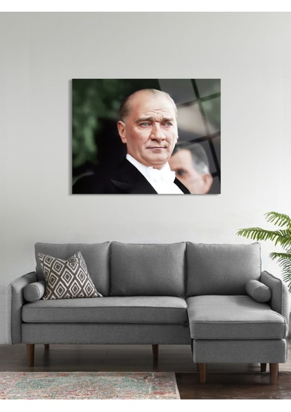 Atatürk Cam Tablo - Cam Tablolar - Atatürk Tablo - Atatürk Portresi - Atatürk Tablosu - ATA038