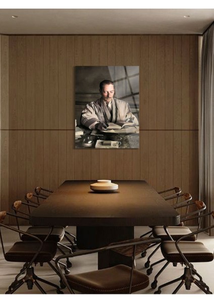 Atatürk Cam Tablo - Cam Tablolar - Atatürk Tablo - Atatürk Portresi - Atatürk Tablosu - ATA045