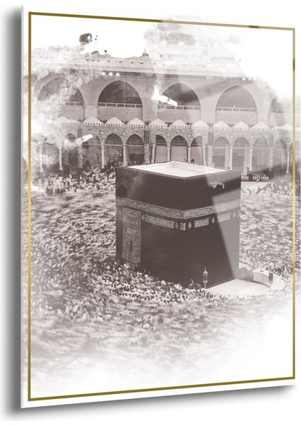 Kabe Dini Cam Tablo - Dini Duvar Tablosu - Islami Cam Tablo - Islami Tablolar - ISL058