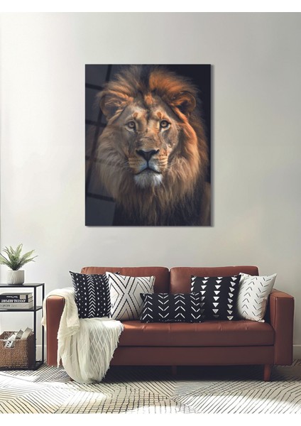 Korkusuz Aslan Cam Tablo - MOD102 fırsatları
