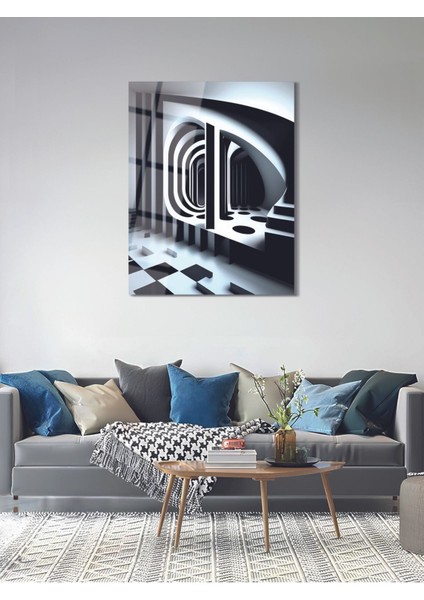 Op-Art Salon Cam Tablo - MOD027 modelleri