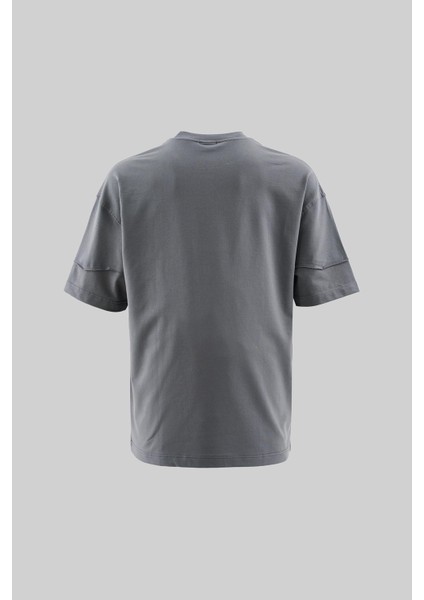 Erkek Technical Embroidered Oversize Smoked Tişört fiyatları