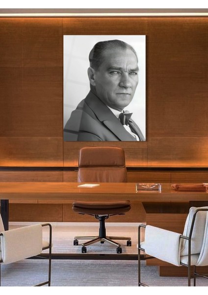 Atatürk Cam Tablo - Cam Tablolar - Atatürk Tablo - Atatürk Portresi - Atatürk Tablosu - ATA105