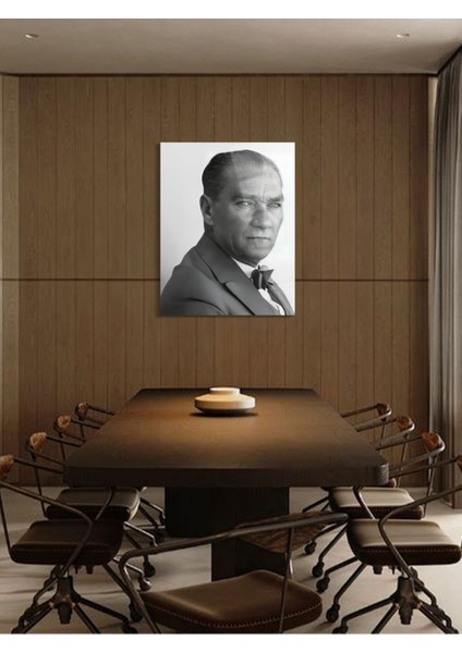 Atatürk Cam Tablo - Cam Tablolar - Atatürk Tablo - Atatürk Portresi - Atatürk Tablosu - ATA105