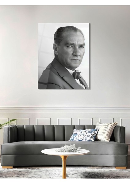 Atatürk Cam Tablo - Cam Tablolar - Atatürk Tablo - Atatürk Portresi - Atatürk Tablosu - ATA105