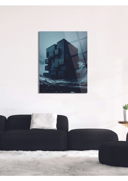 Blok Ev Cam Tablo - MOD055