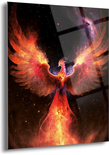 Anka Kuşu Cam Tablo - MOD069