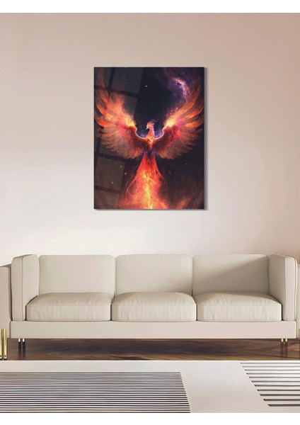 Anka Kuşu Cam Tablo - MOD069 fiyatları