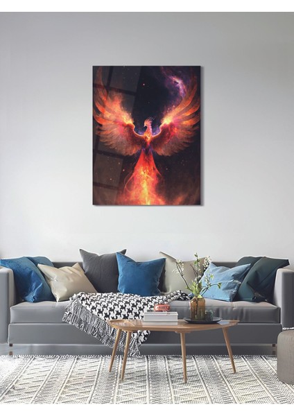 Anka Kuşu Cam Tablo - MOD069 modelleri