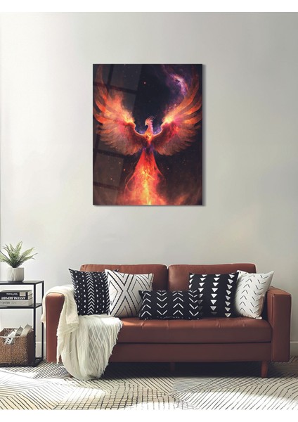 Anka Kuşu Cam Tablo - MOD069 fırsatları