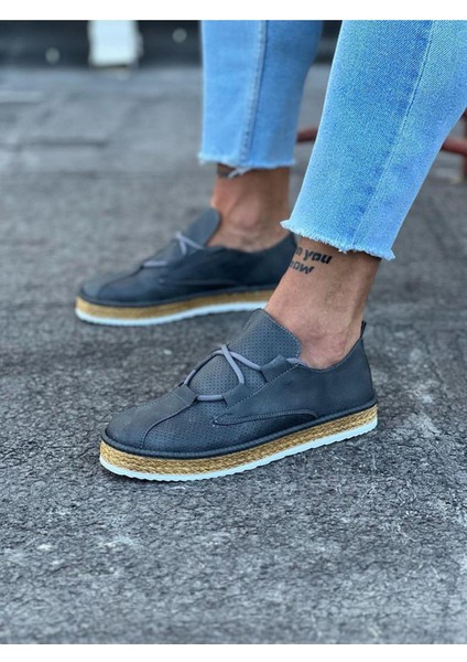 HS015 Gri Erkek Casual Ayakkabı