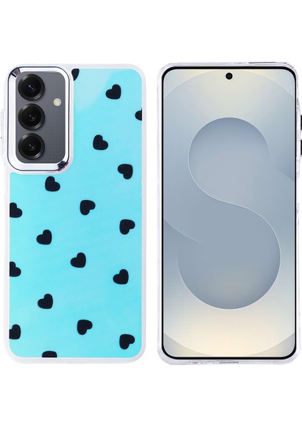 Samsung Galaxy S25 Kılıf Hadra Figürlü Silikon Kalp