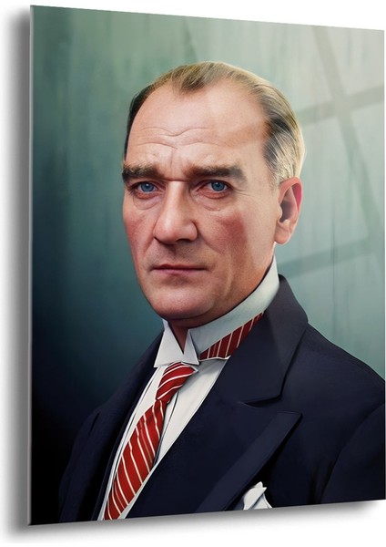 Atatürk Cam Tablo - Cam Tablolar - Atatürk Tablo - Atatürk Portresi - Atatürk Tablosu - ATA050