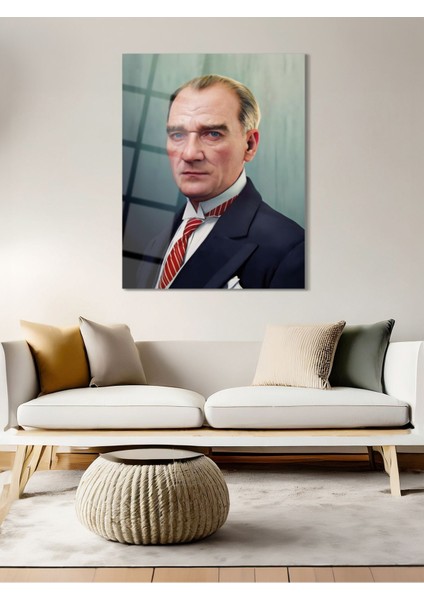 Atatürk Cam Tablo - Cam Tablolar - Atatürk Tablo - Atatürk Portresi - Atatürk Tablosu - ATA050