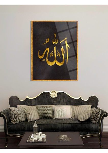 Allah Yazılı Dini Cam Tablo - Dini Tablolar - Islami Cam Tablo - Islami Tablolar - ISL113 fiyatları