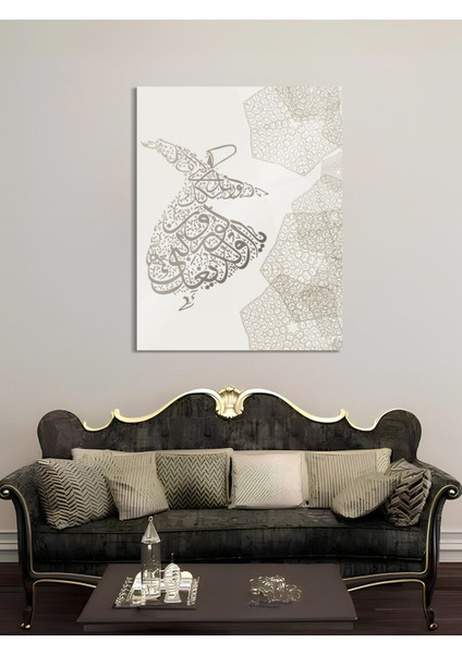 Semazen Dini Cam Tablo - Dini Duvar Tablosu - Islami Cam Tablo - Islami Tablolar - ISL041 fiyatları