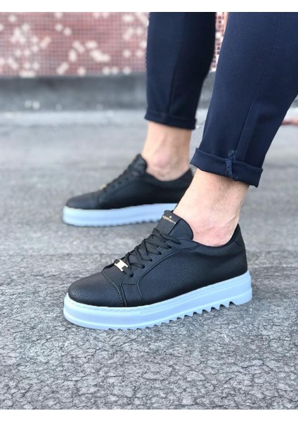 HS025 Siyah Erkek Casual Ayakkabı