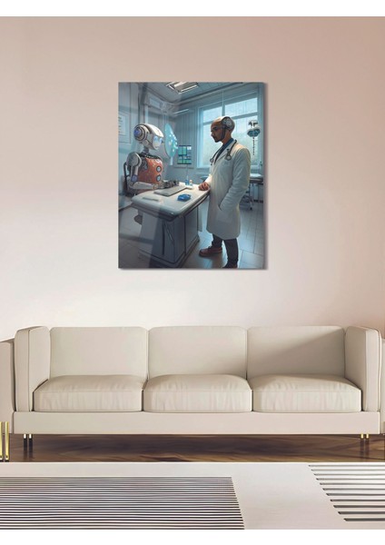 Robot Doktor Cam Tablo - MOD074 fiyatları