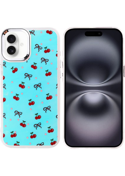 Iphone 16 Plus Kılıf Hadra Figürlü Silikon Kiraz