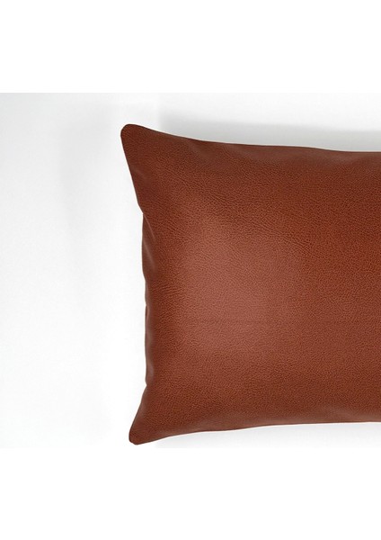 Flat Suni Nubuk Düz Açık Taba Antrasit Gri Açık Koyu Kahve Kiremit Dikdörtgen Kırlent Kılıfı 60X35 fiyatları