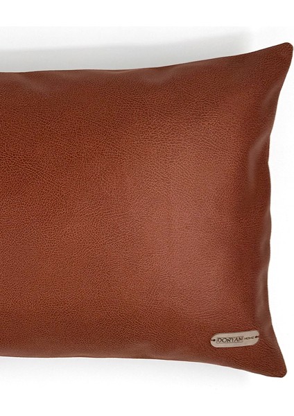 Flat Suni Nubuk Düz Açık Taba Antrasit Gri Açık Koyu Kahve Kiremit Dikdörtgen Kırlent Kılıfı 60X35 modelleri