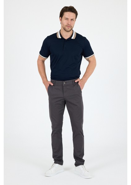 Erkek Slim Fit Chino Pantolon – %98 Pamuk %2 Elastan Rahat Şık Günlük Esnek Kumaş Pantolon 1012
