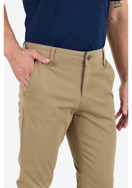 Erkek Slim Fit Chino Pantolon – %98 Pamuk %2 Elastan Rahat Şık Günlük Esnek Kumaş Pantolon 1012