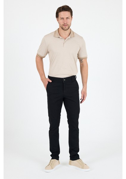Erkek Slim Fit Chino Pantolon – %98 Pamuk %2 Elastan Rahat Şık Günlük Esnek Kumaş Pantolon 1012