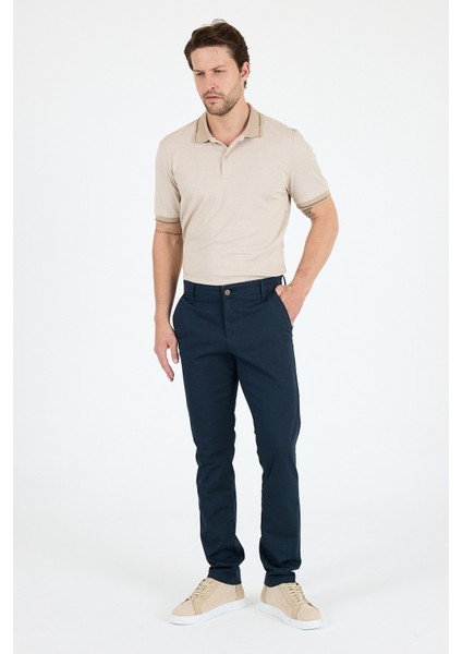 Erkek Slim Fit Chino Pantolon – %98 Pamuk %2 Elastan Rahat Şık Günlük Esnek Kumaş Pantolon 1012