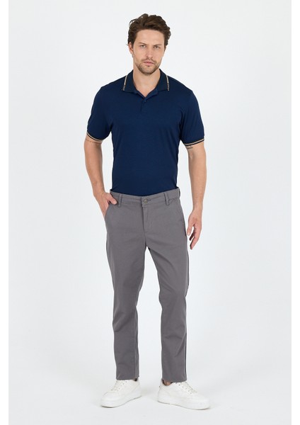 Erkek Slim Fit Chino Pantolon – %98 Pamuk %2 Elastan Rahat Şık Günlük Esnek Kumaş Pantolon 1012