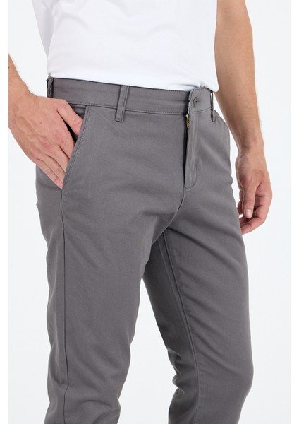 Erkek Slim Fit Chino Pantolon – %98 Pamuk %2 Elastan Rahat Şık Günlük Esnek Kumaş Pantolon 1012