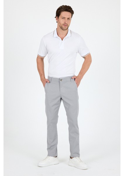 Erkek Slim Fit Chino Pantolon – %98 Pamuk %2 Elastan Rahat Şık Günlük Esnek Kumaş Pantolon 1012