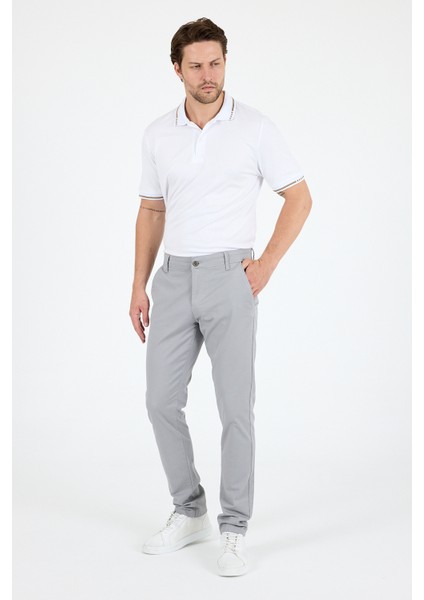 Erkek Slim Fit Chino Pantolon – %98 Pamuk %2 Elastan Rahat Şık Günlük Esnek Kumaş Pantolon 1012
