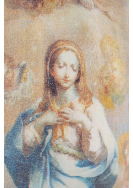 Erkek Baroque Style Painting Printed Oversize Siyah Tişört modelleri