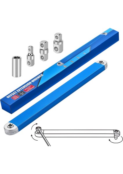 6360 Ofset Lokma Uzatma Anahtarı 355 mm