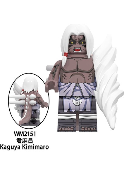 Naruto Yapı Taşları Minifigure Küçük Parçacık Takılabilir Bebek Oyuncak Çantası (Yurt Dışından)