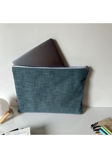 Kot Mavi Laptop Kılıfı, Bilgisayar Çantası, Notebook Çantaları