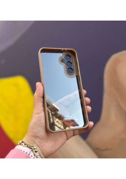 Samsung Galaxy A36 5g Uyumlu Kaliteli Sararmaz Bej-Şeffaf Kılıf - Kırılmaz Cam Hediyeli modelleri