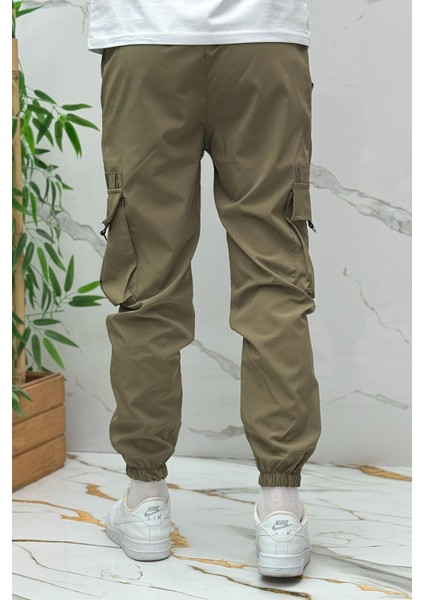 Erkek Paraşüt Jogger Paçası Lastikli Pantolon (Dar Kesim) indirimleri