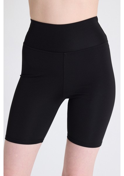 Siyah Biker Şort 3006 fırsatları
