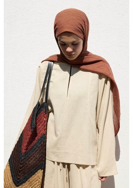 Bambu Şal Badem