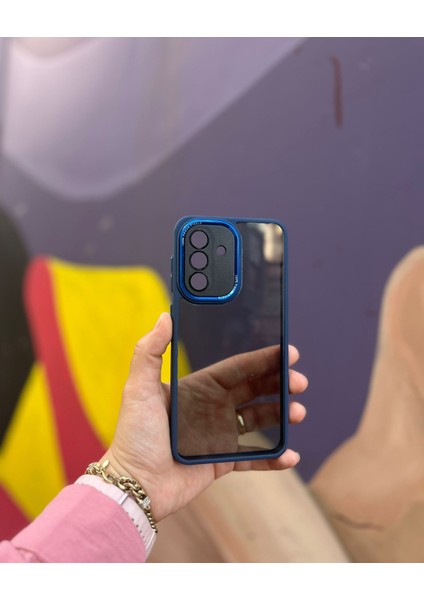 Samsung Galaxy A36 5g Uyumlu Kaliteli Sararmaz Mavi-Şeffaf Kılıf - Kırılmaz Cam Hediyeli fiyatları
